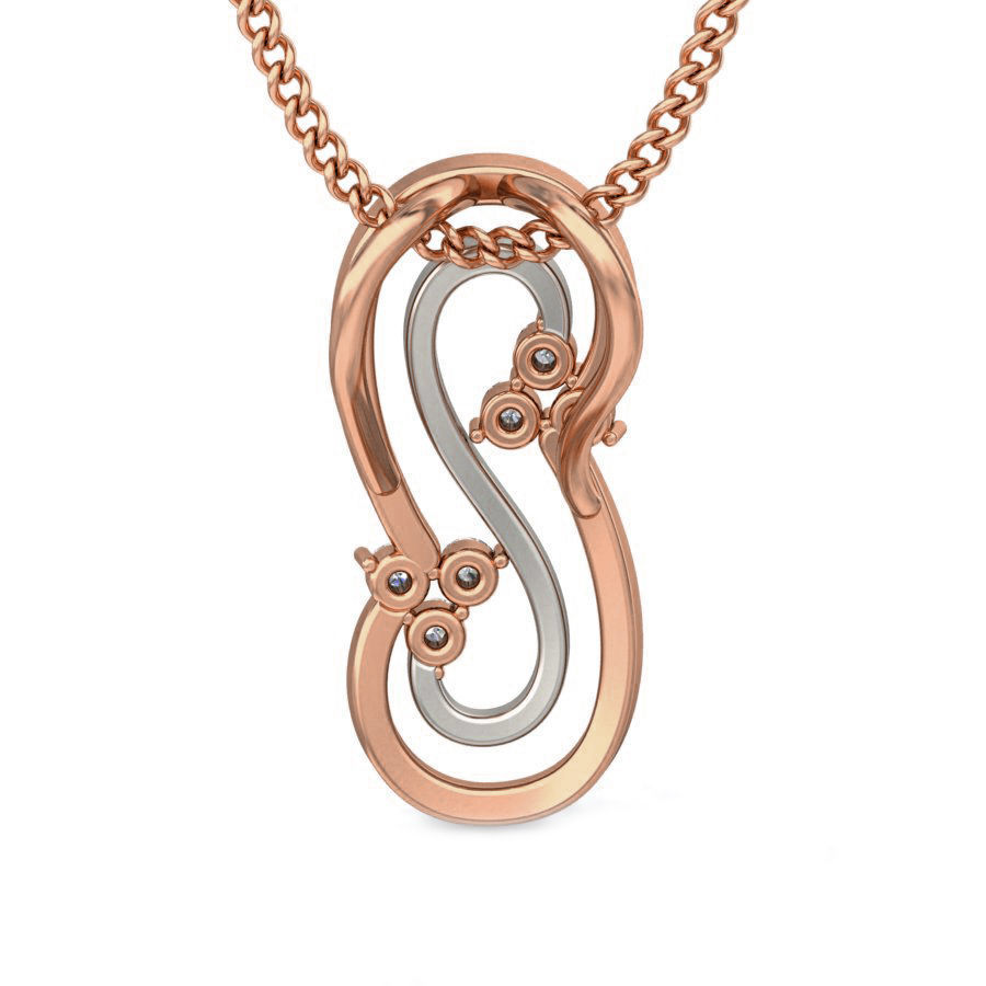 Light wt Diamond Charms Pendant 3dm stl render Detail 3D print model_3