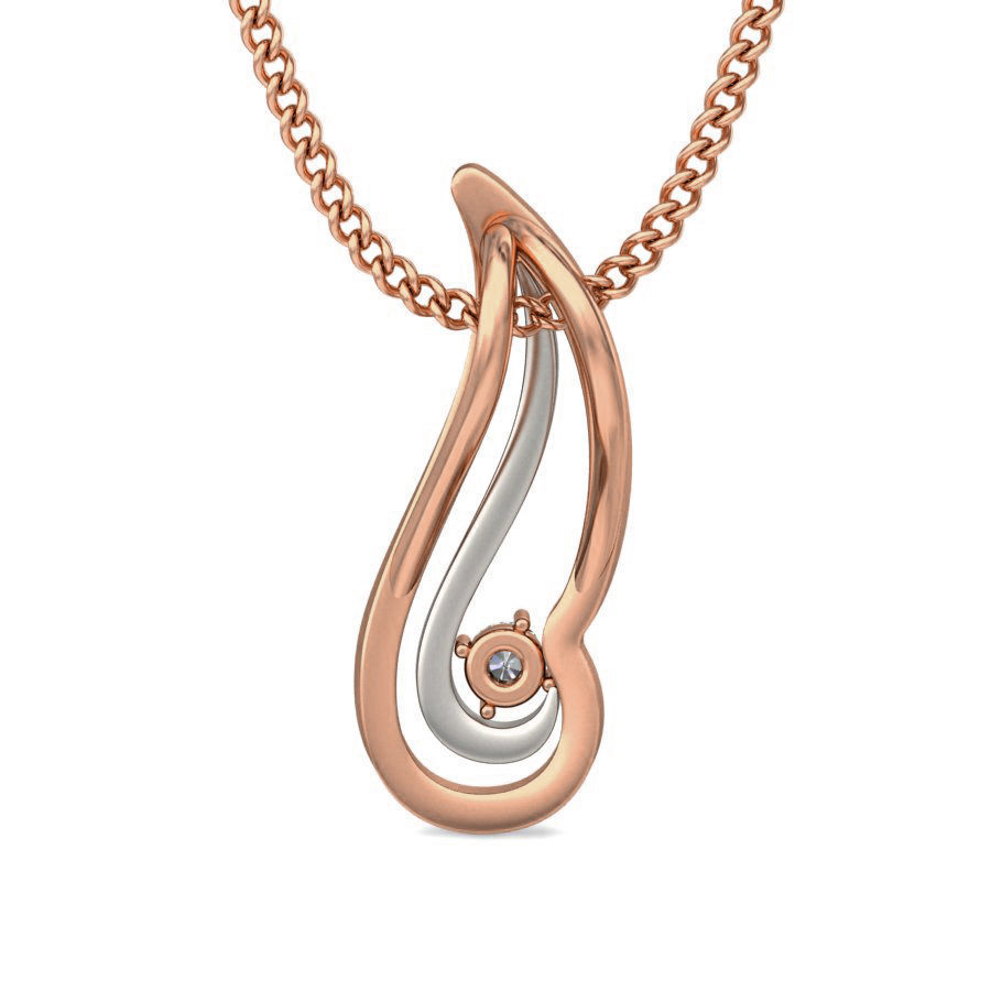 Light wt Diamond Charms Pendant 3dm stl render Detail 3D print model_3