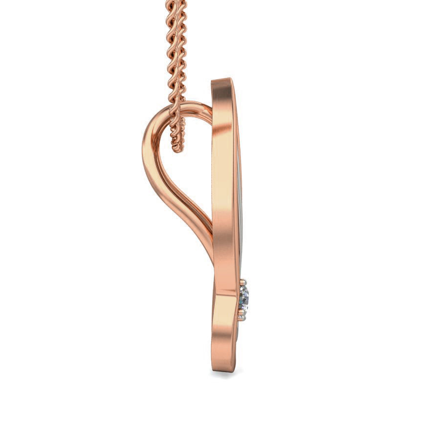 Light wt Diamond Charms Pendant 3dm stl render Detail 3D print model_2