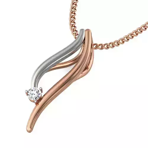 Light wt Diamond Charms Pendant 3dm stl render Detail
