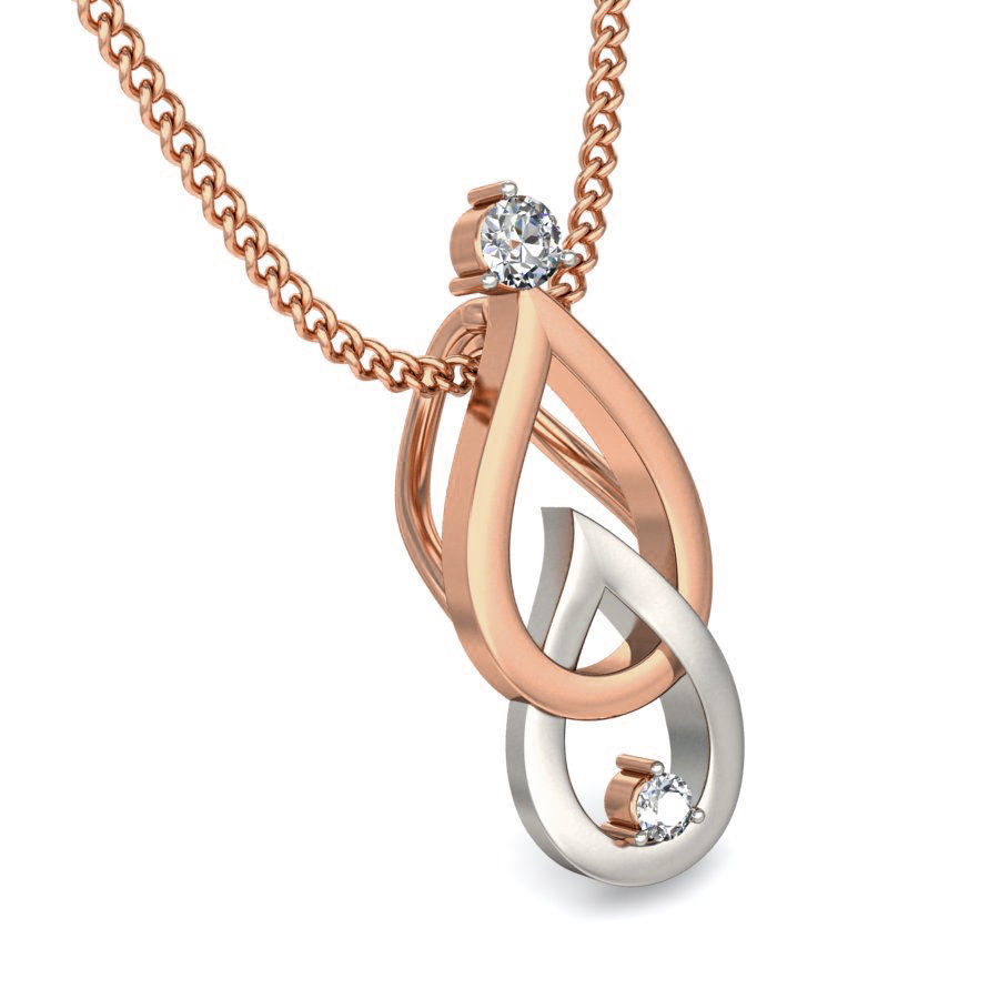 Light wt Diamond Charms Pendant 3dm stl render Detail 3D print model_4