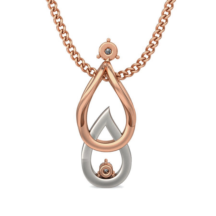 Light wt Diamond Charms Pendant 3dm stl render Detail 3D print model_3