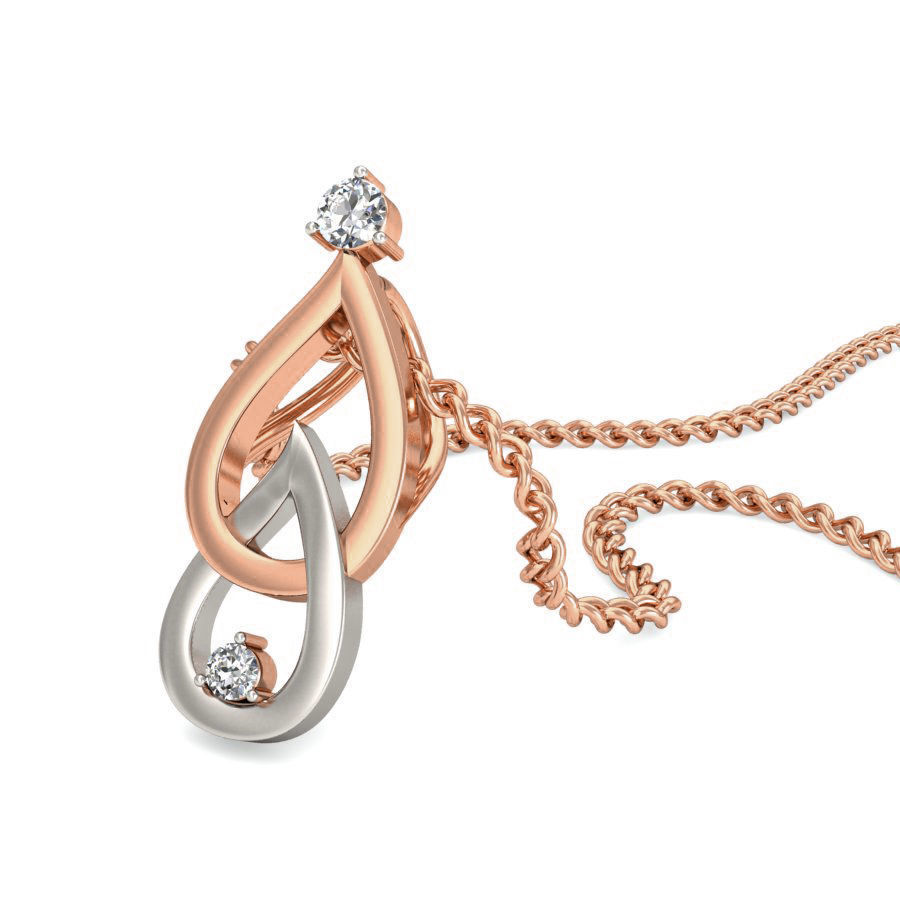 Light wt Diamond Charms Pendant 3dm stl render Detail 3D print model_6