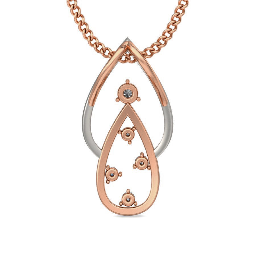 Light wt Diamond Charms Pendant 3dm stl render Detail 3D print model_3