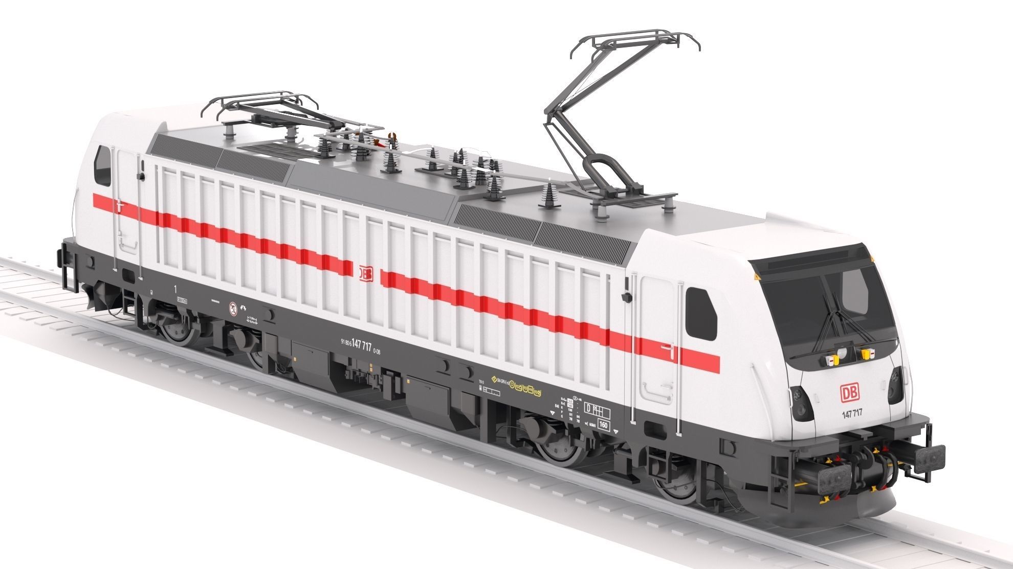 Bombardier TRAXX AC3 DB Locomotive 2 3D model_2