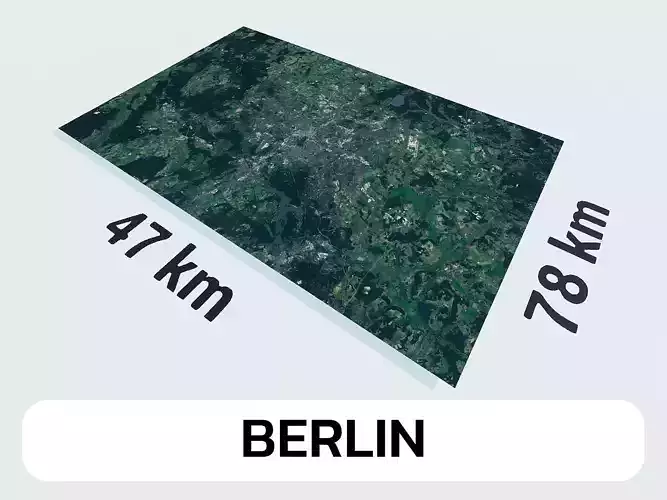 Berlin Germany City Landscape 3D Model