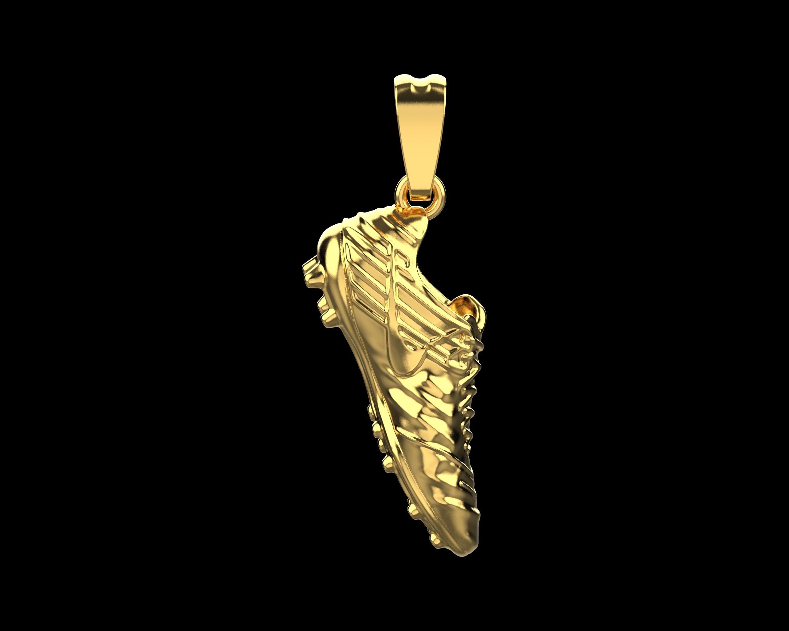 Football Boot Pendant N82 3D print model_3