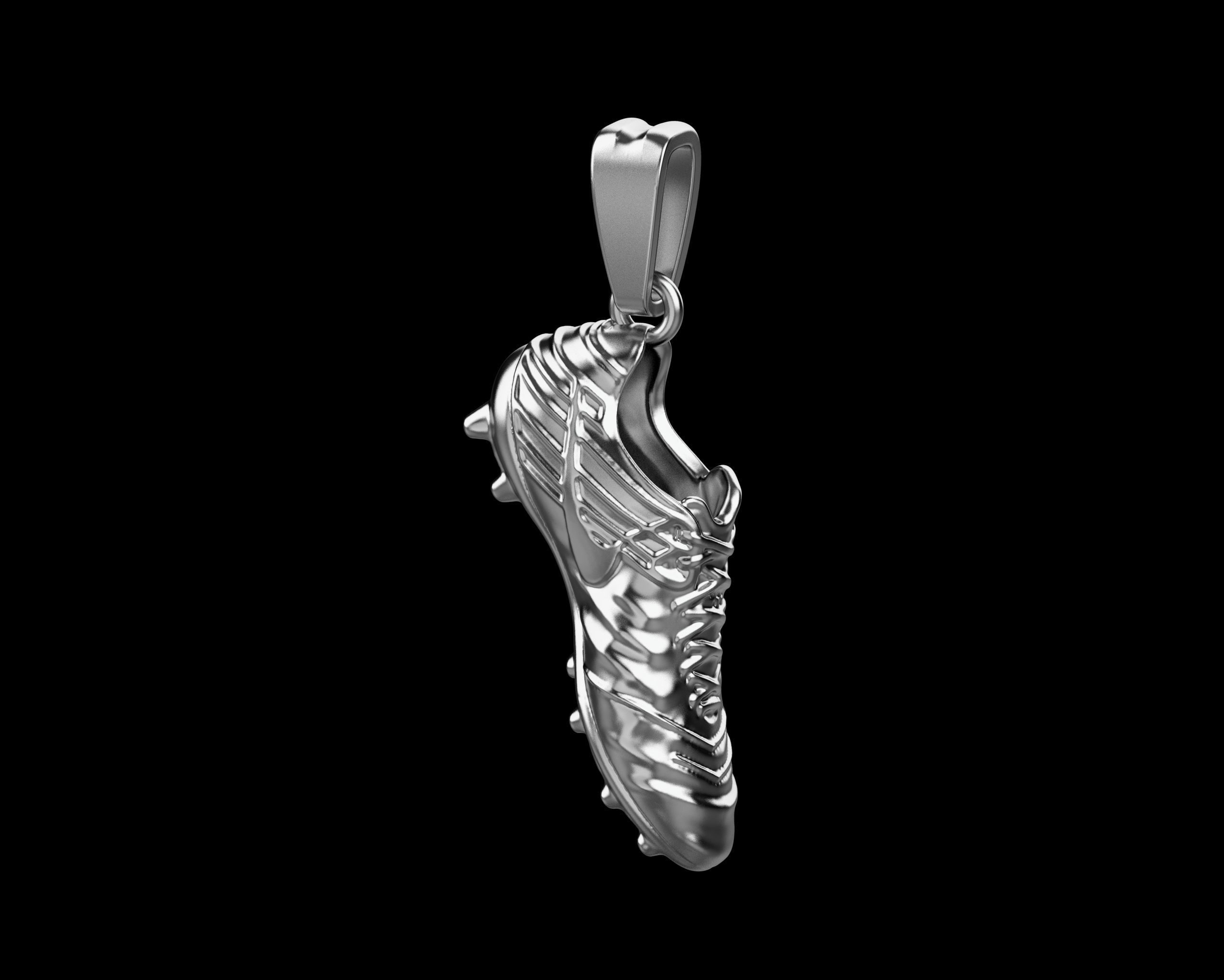 Football Boot Pendant N82 3D print model_12
