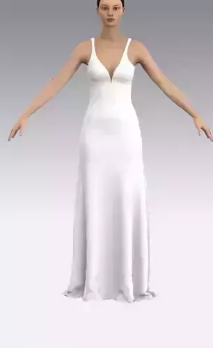 dress white wedding dress modern look