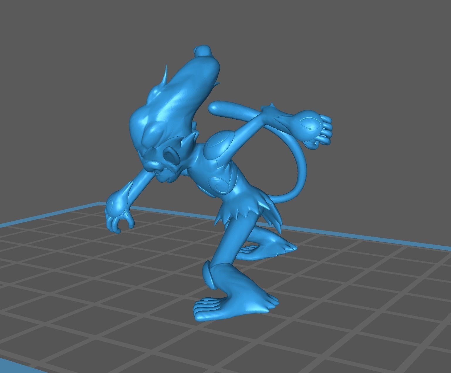 Infernape pokemon 3D print model 3D print model_15