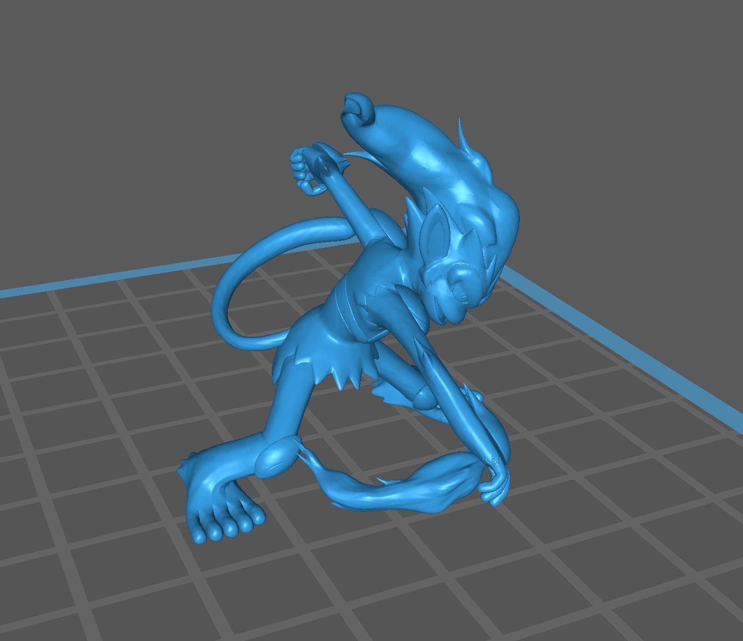 Infernape pokemon 3D print model 3D print model_17