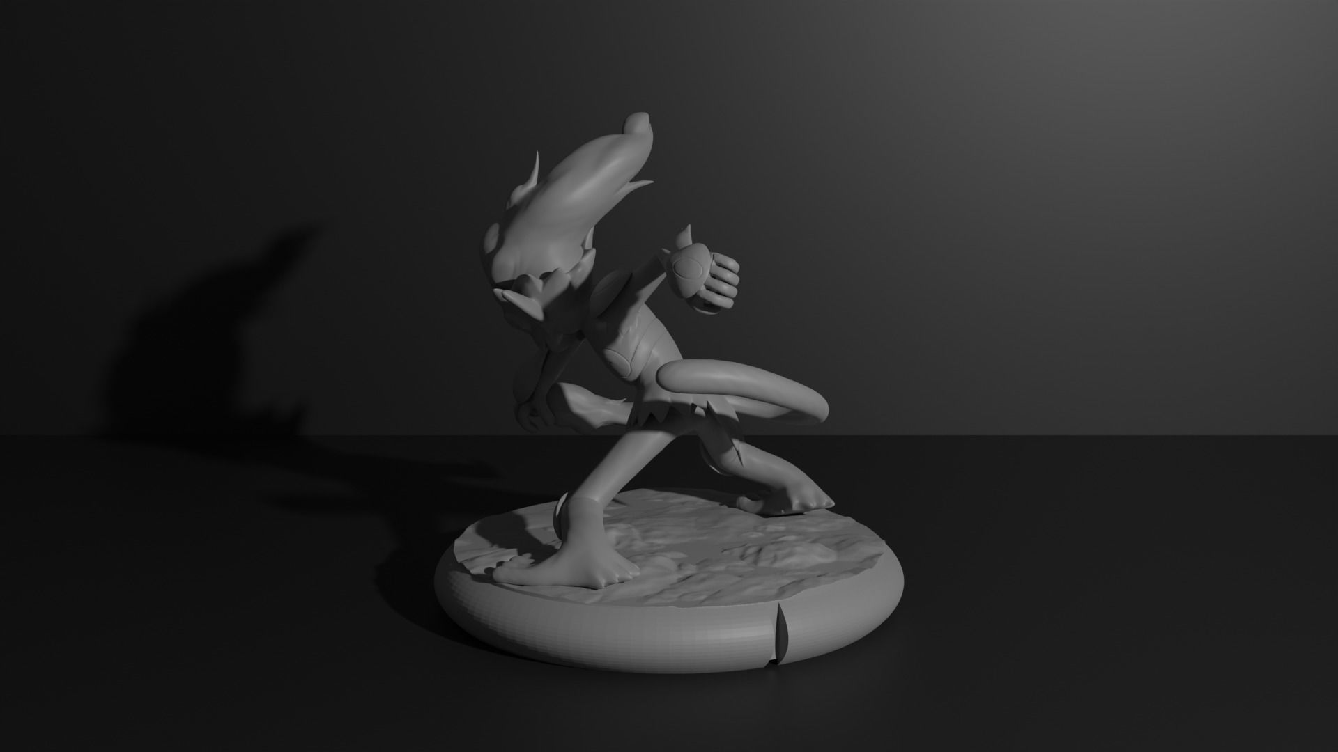 Infernape pokemon 3D print model 3D print model_8