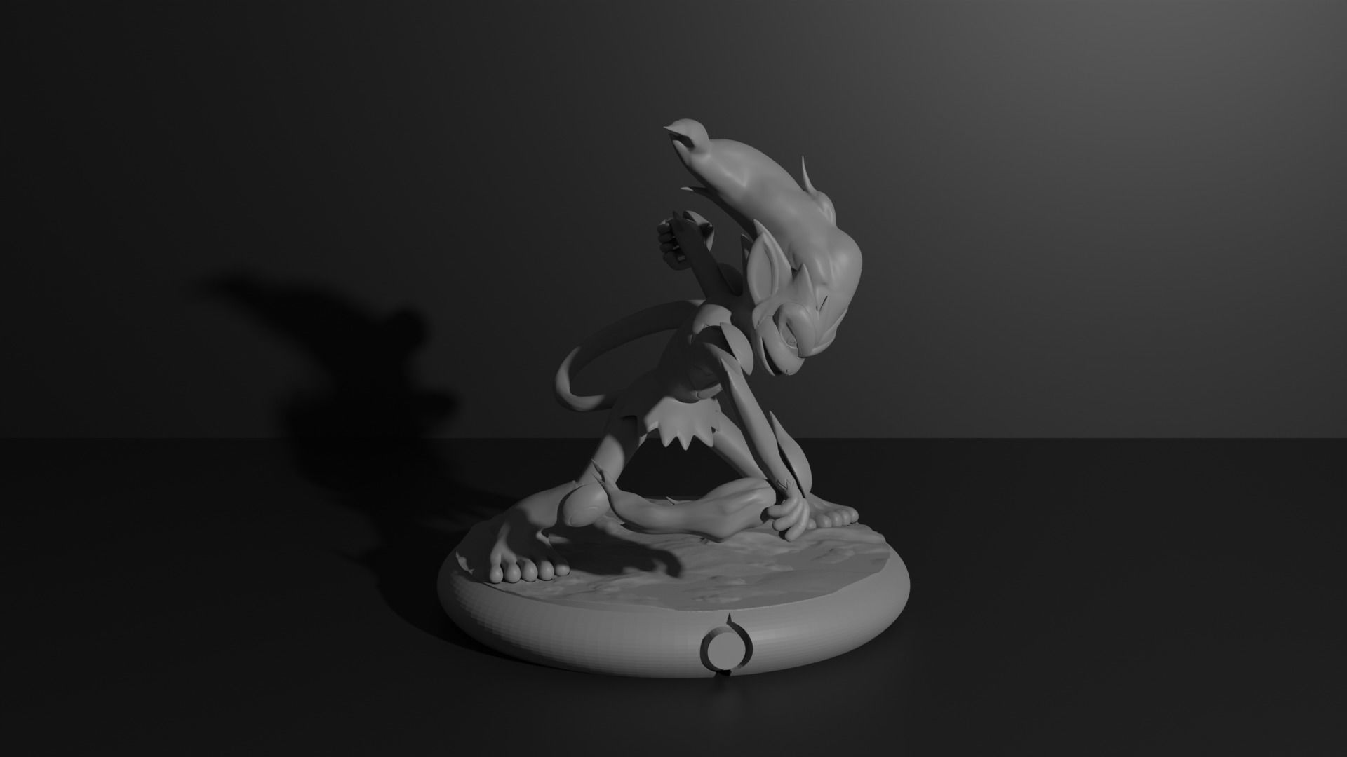 Infernape pokemon 3D print model 3D print model_6