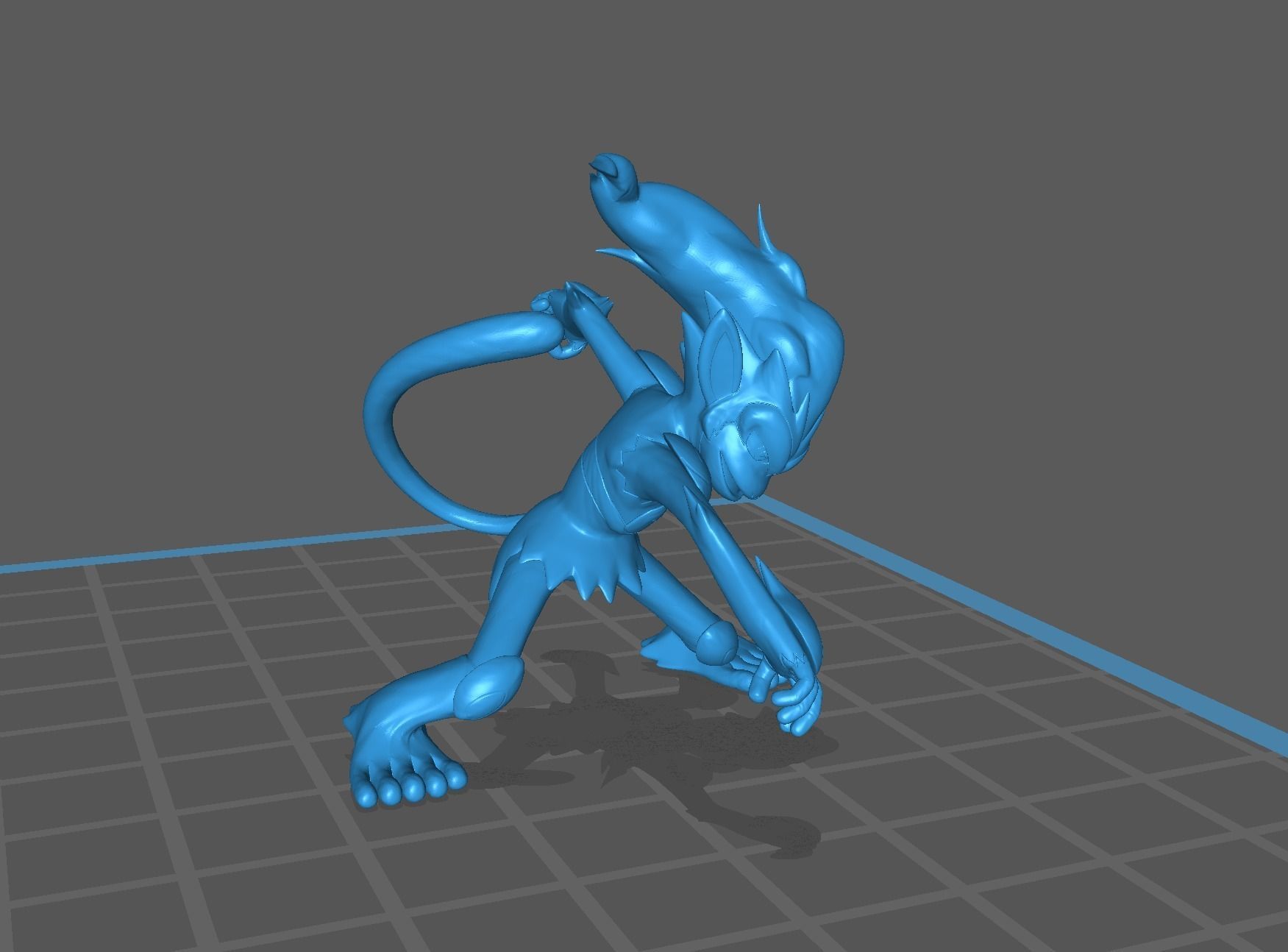 Infernape pokemon 3D print model 3D print model_13