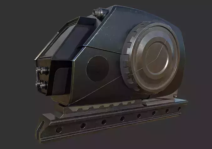 scifi m1 Low-poly 3D model
