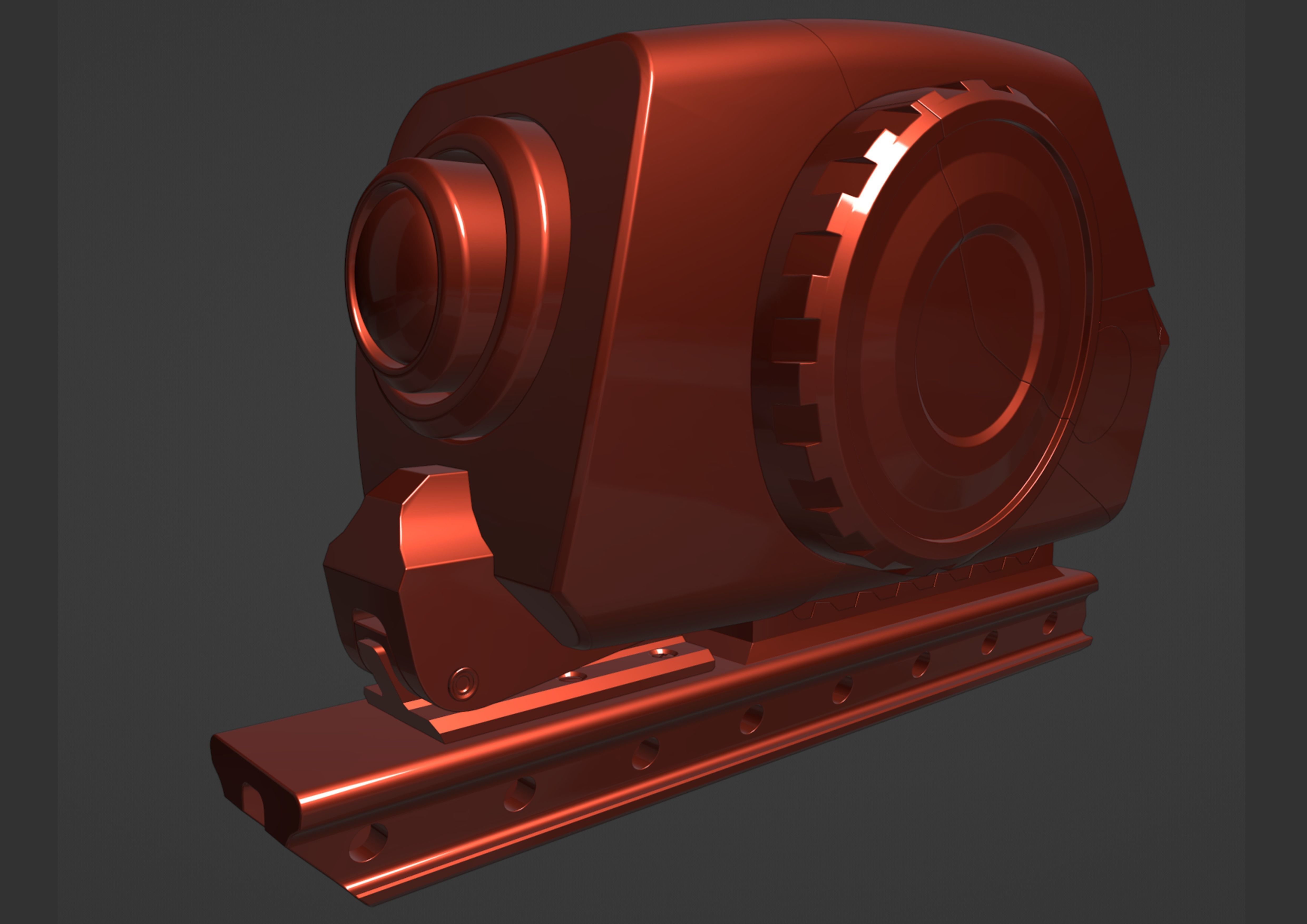 scifi m1 Low-poly 3D model_12