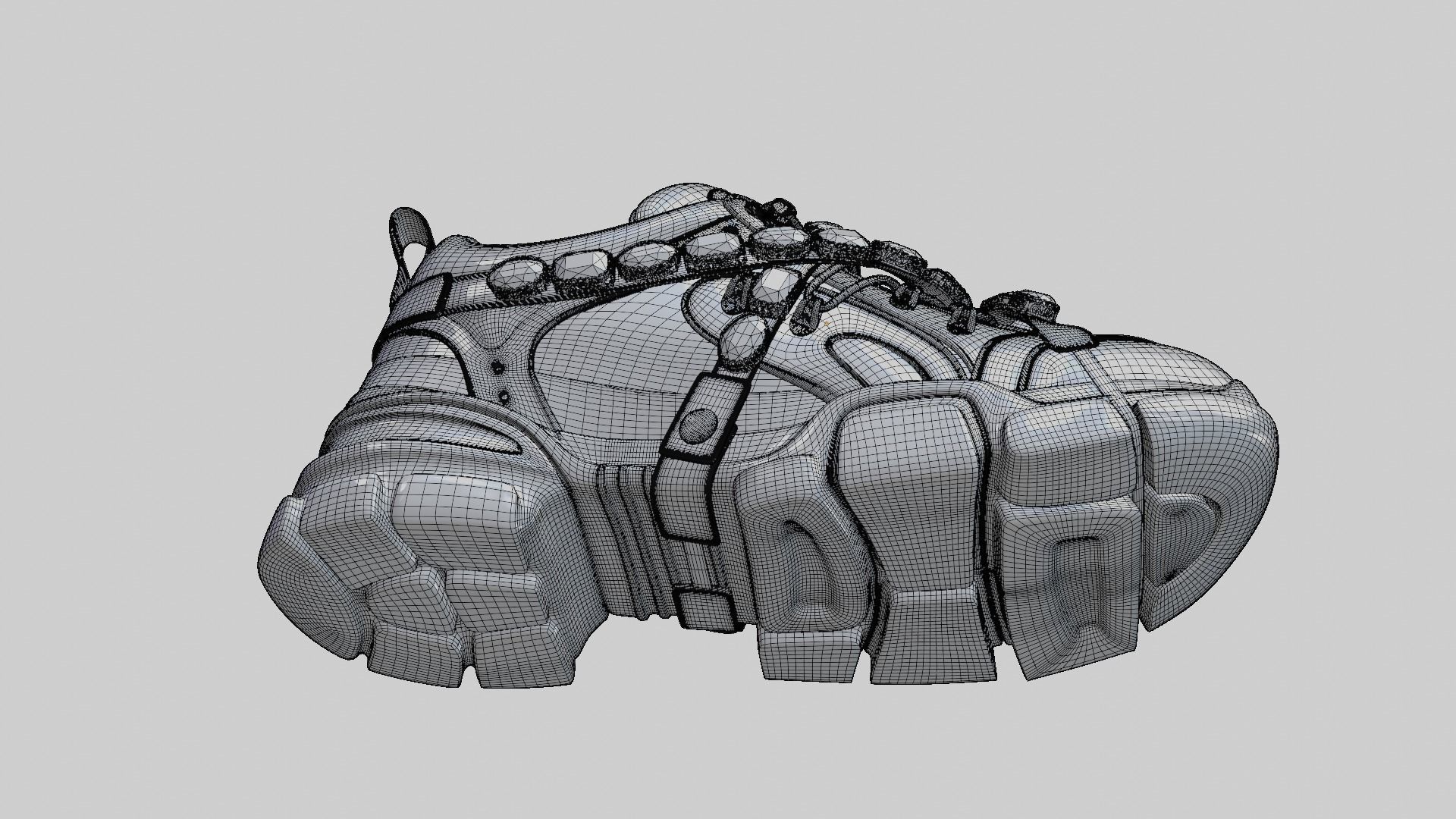 Gucci Flashtrack sneaker Low-poly 3D model_27