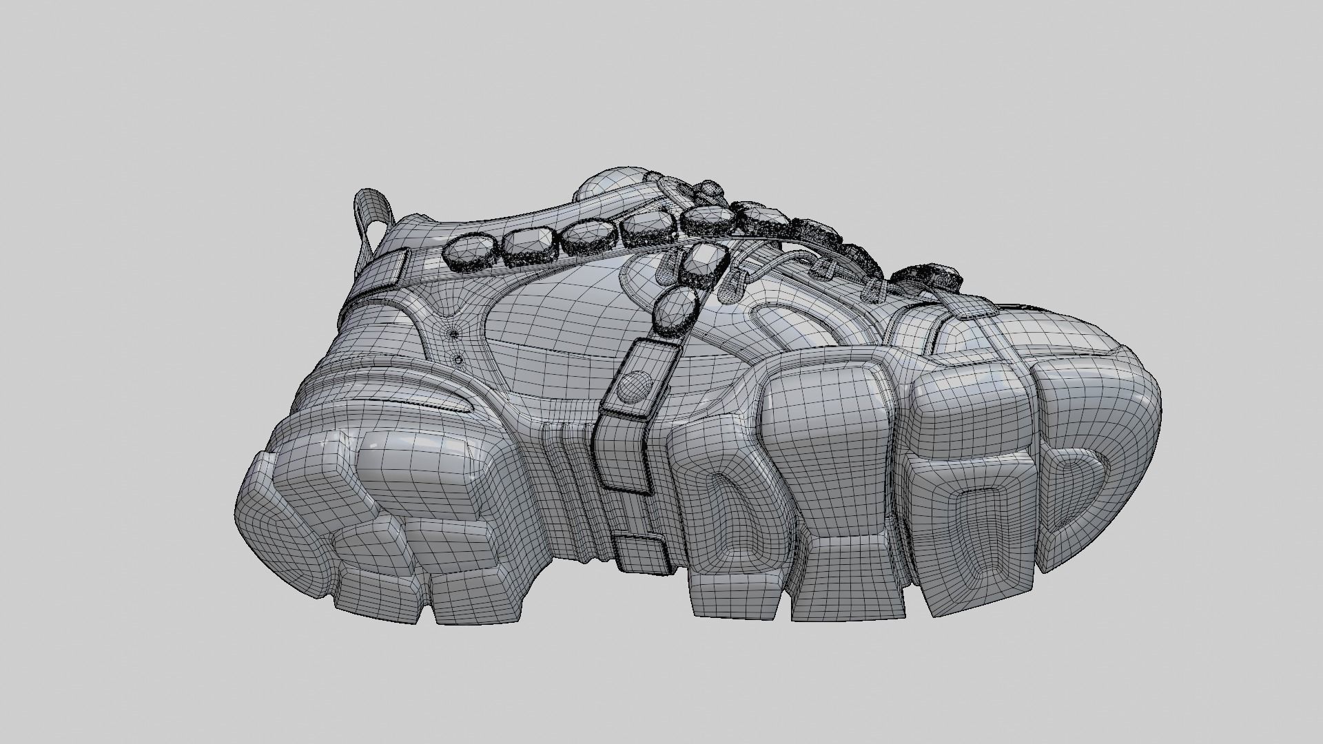 Gucci Flashtrack sneaker Low-poly 3D model_22