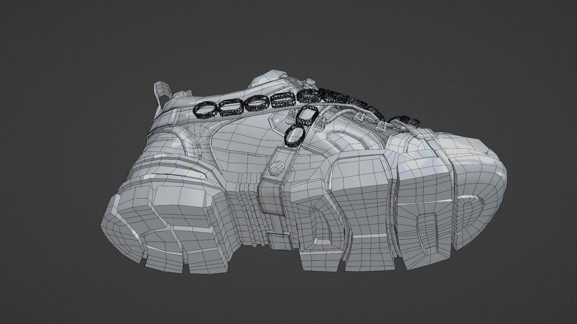 Gucci Flashtrack sneaker Low-poly 3D model_19