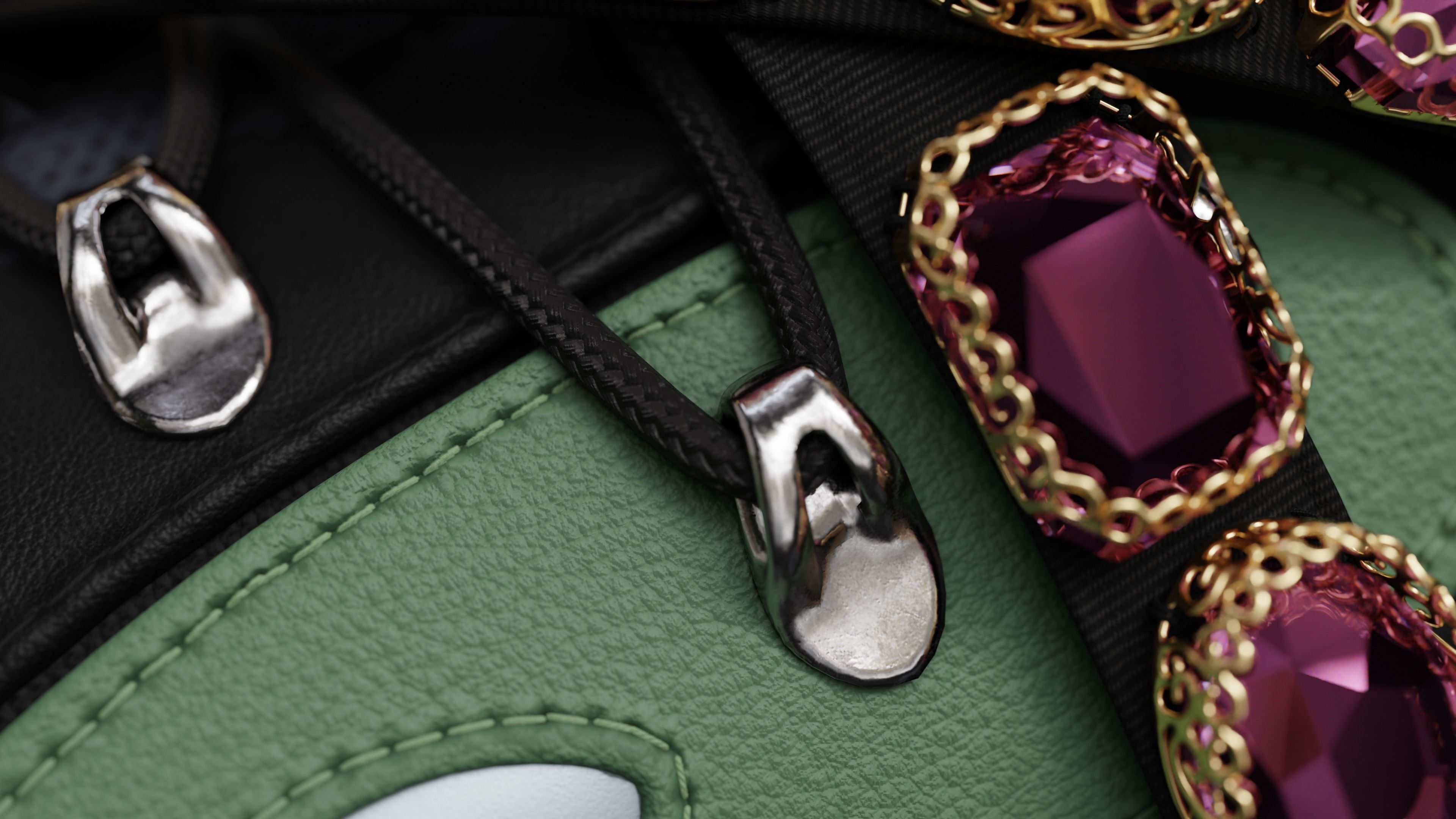 Gucci Flashtrack sneaker Low-poly 3D model_13