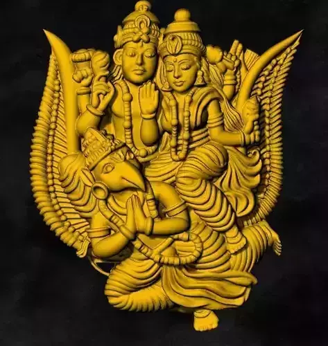 locket  gold oranment  garuda  pakshi 