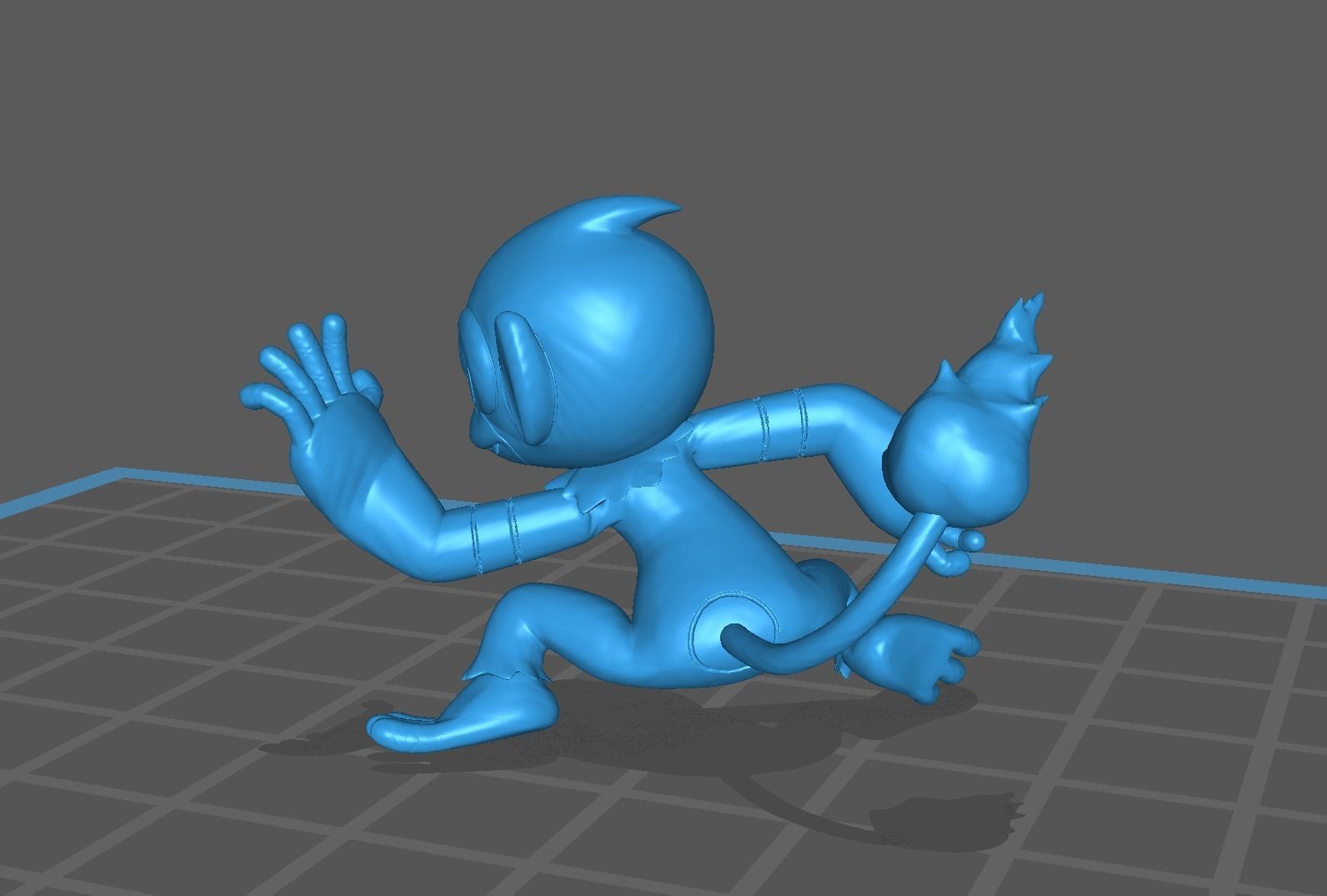 Chimchar Monferno and Infernape 3D print model 3D print model_32