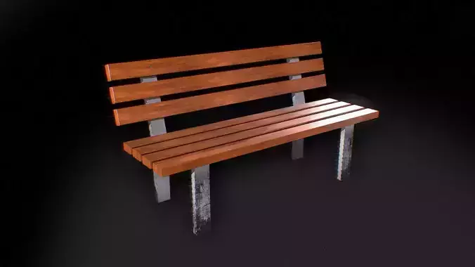 Park Bench Modern outdoor bench Long seat