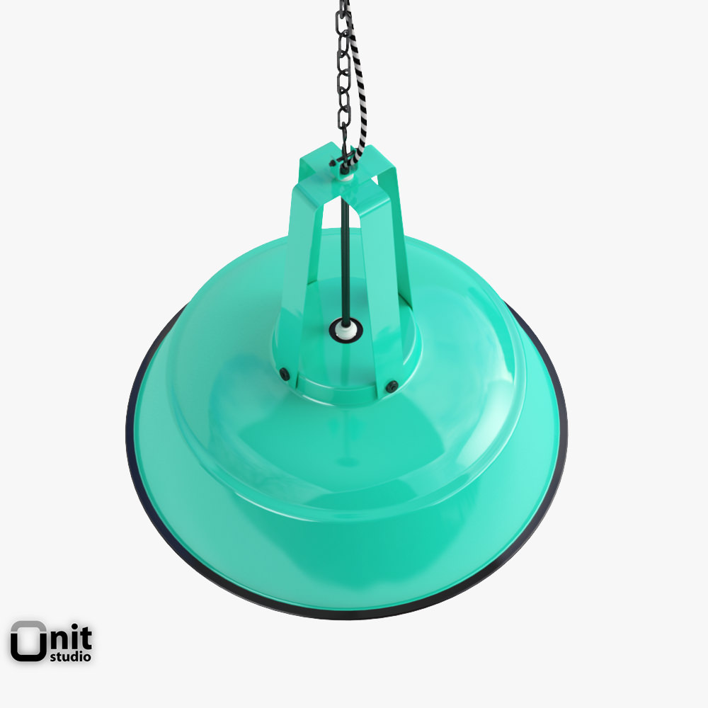 HK Living Workshop L industrial lamp 3D model_6