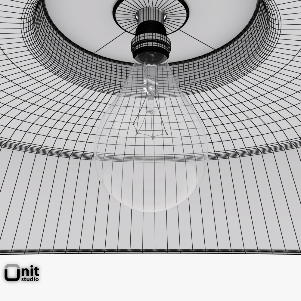 HK Living Workshop L industrial lamp 3D model_10