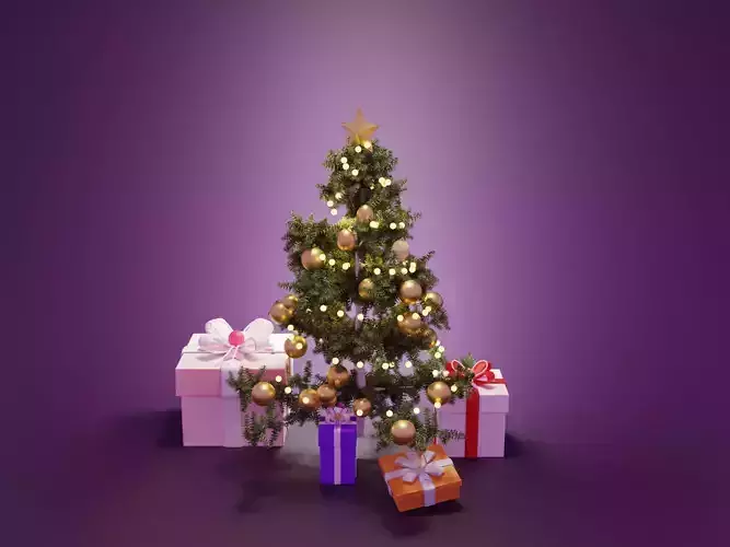 Christmas tree 3D model