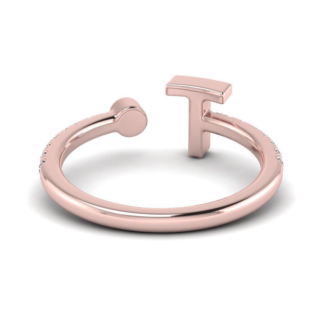 Jewelry alphabet ring T 3D print model_21