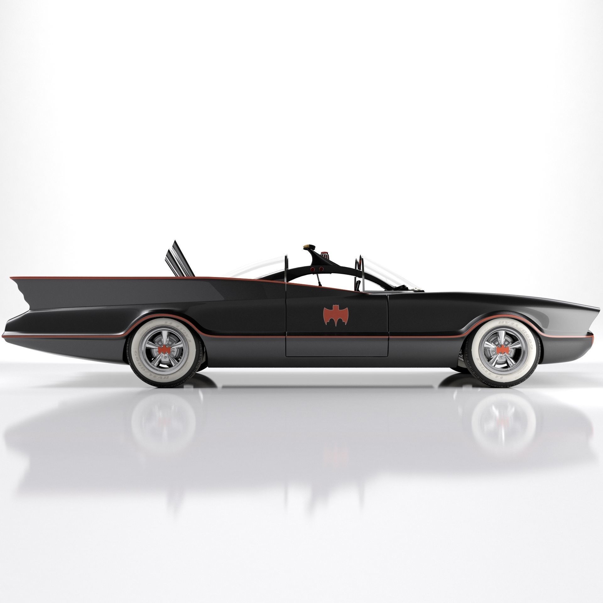Batmobile 1966 3D model_1