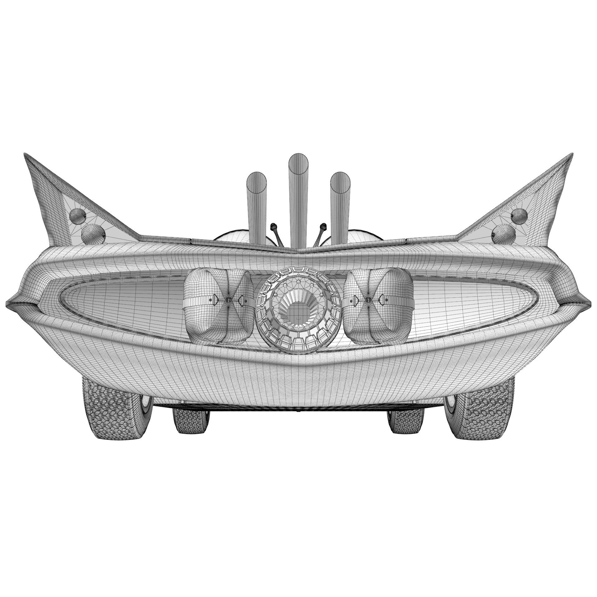 Batmobile 1966 3D model_33