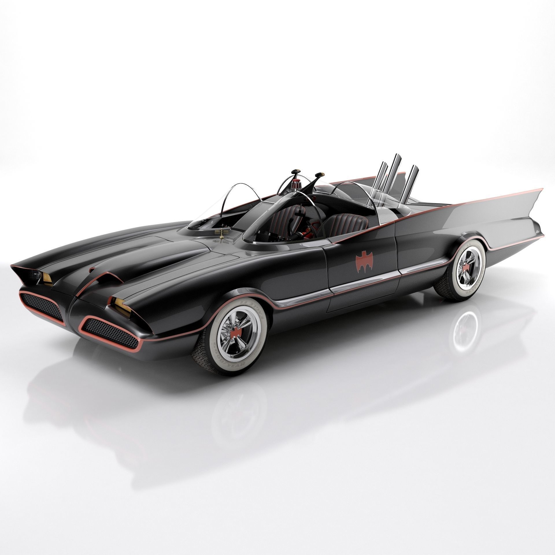 Batmobile 1966 3D model_2