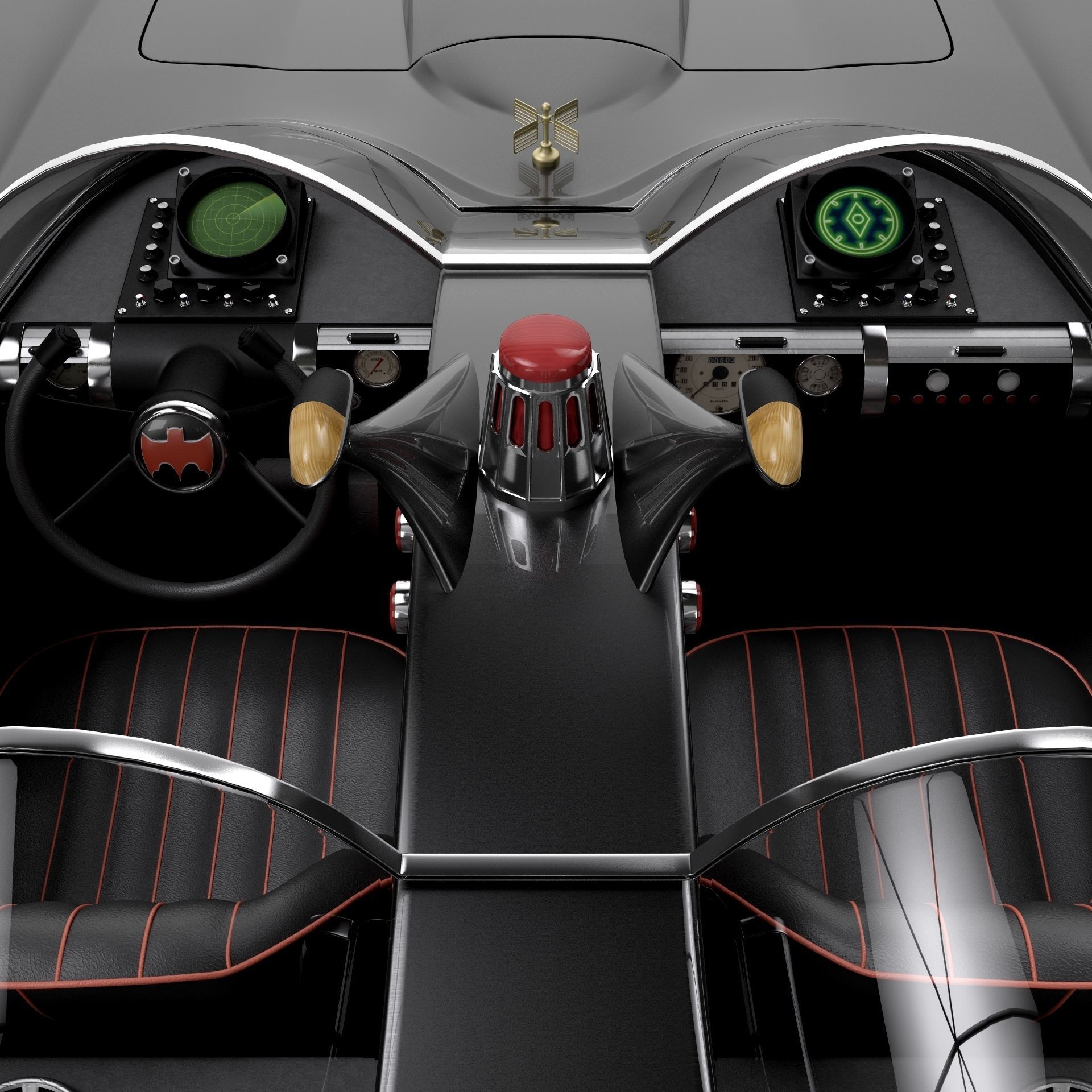 Batmobile 1966 3D model_15