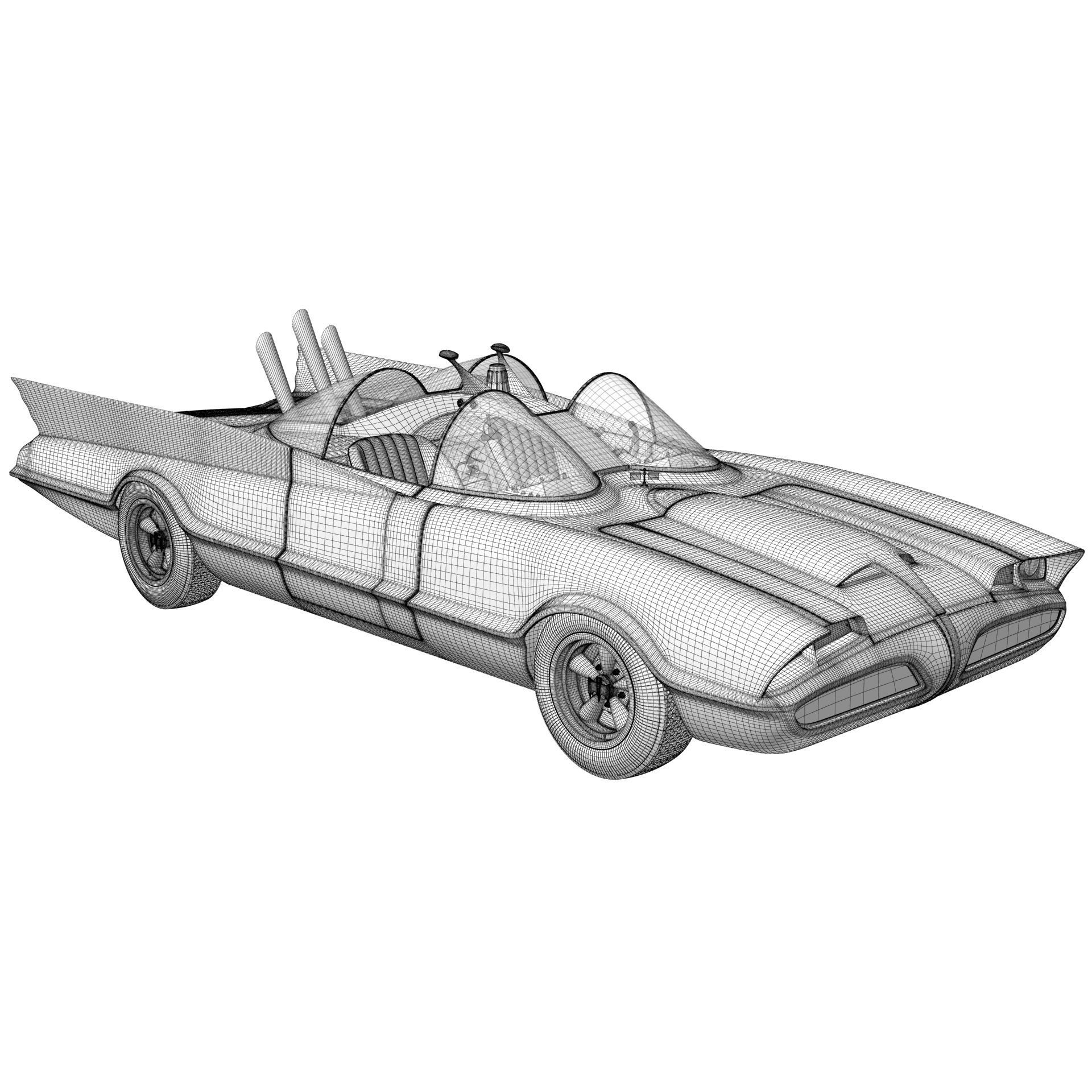 Batmobile 1966 3D model_19
