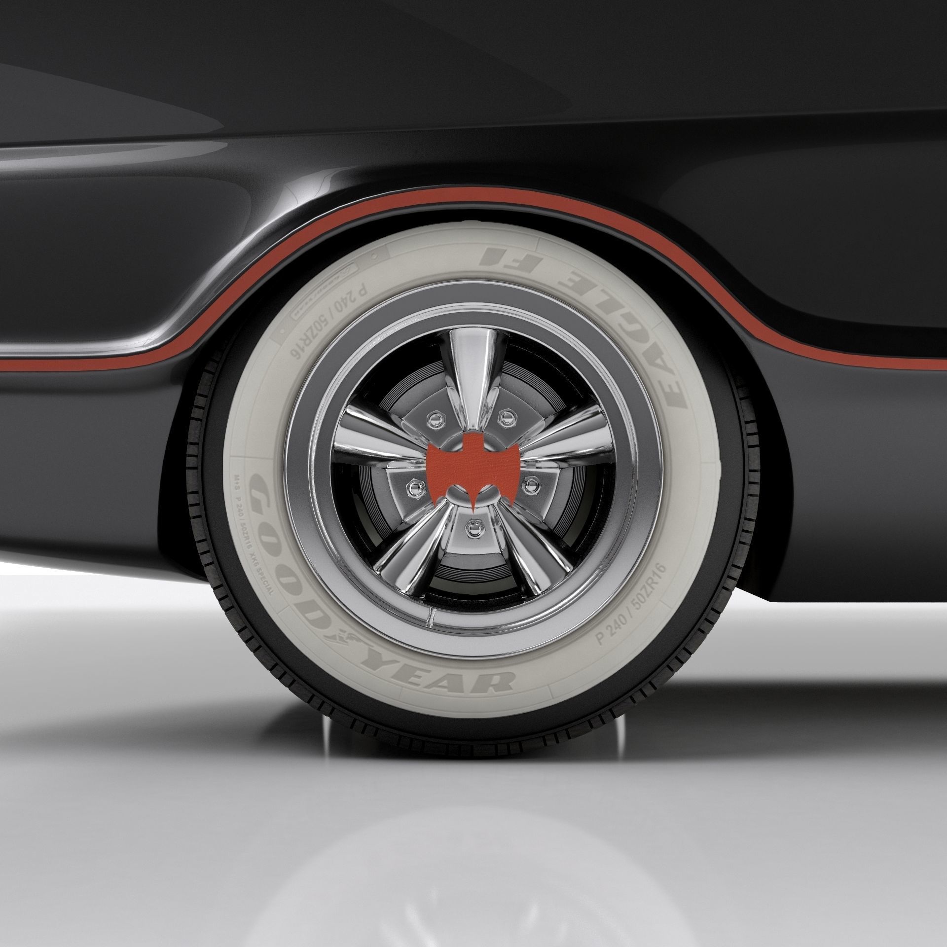 Batmobile 1966 3D model_9