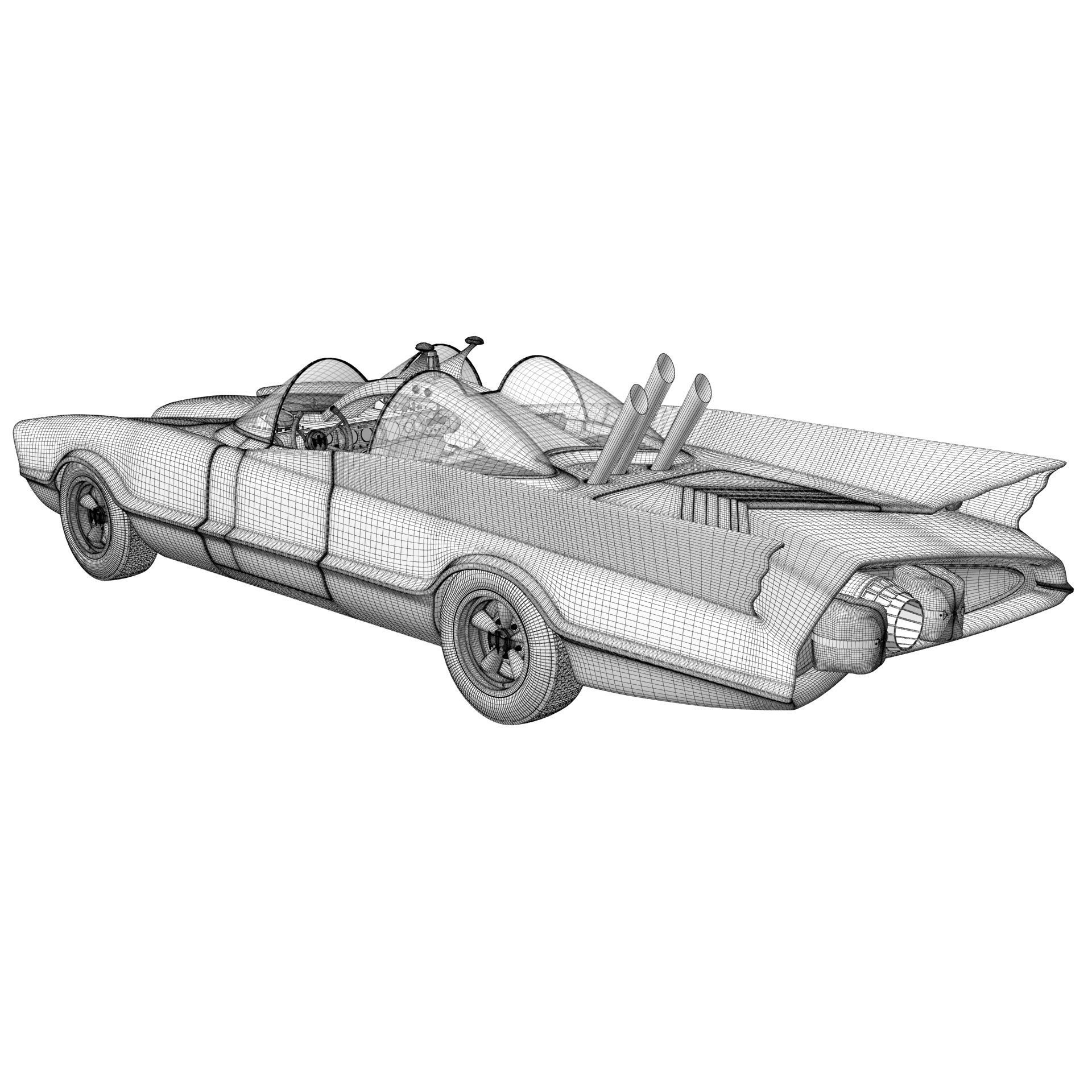 Batmobile 1966 3D model_25