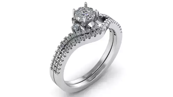 Jewelry Diamond Ring 3D