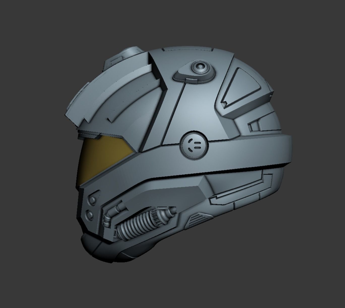 CQB helmet 3D print file 3D print model_6