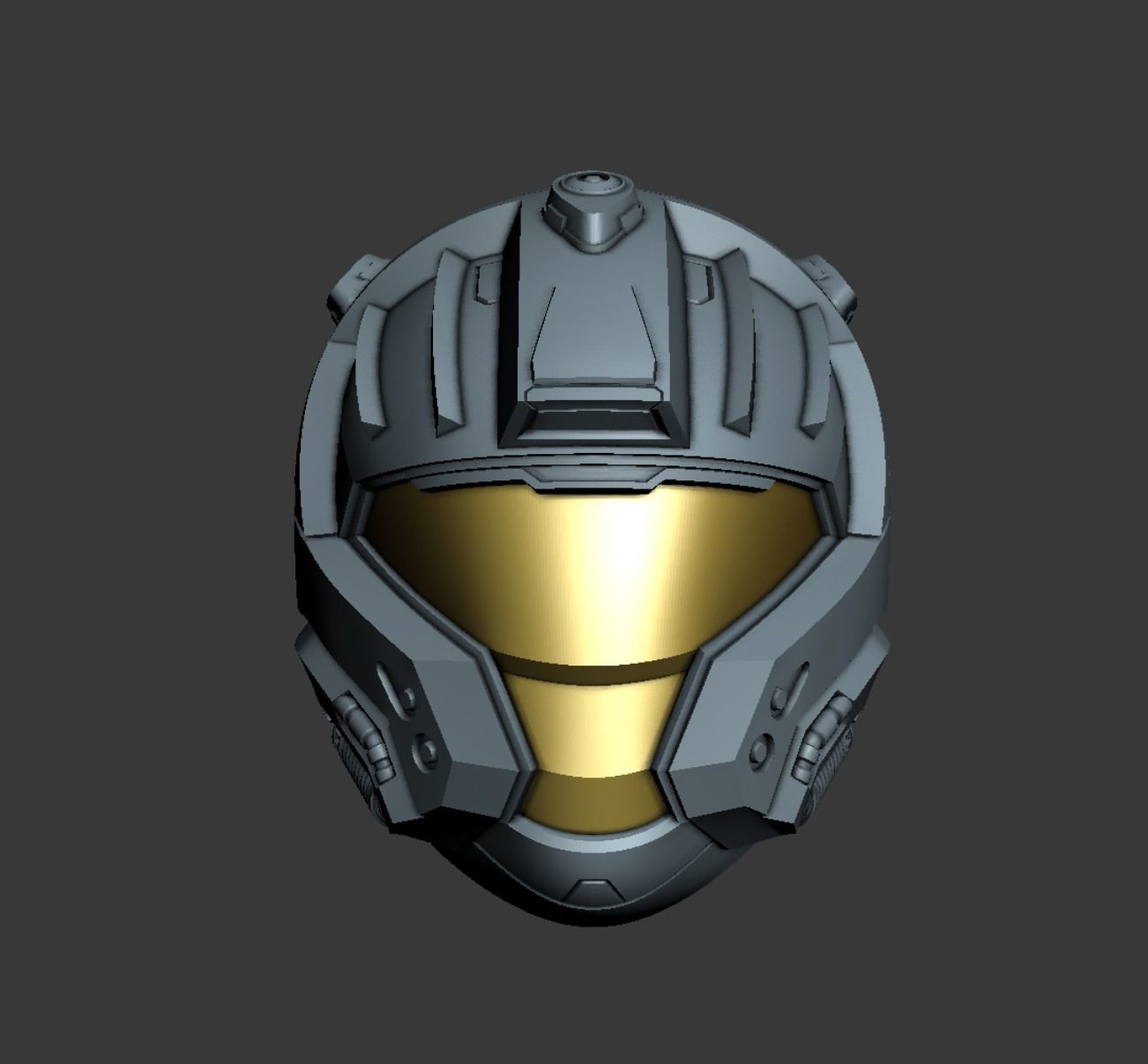 CQB helmet 3D print file 3D print model_7