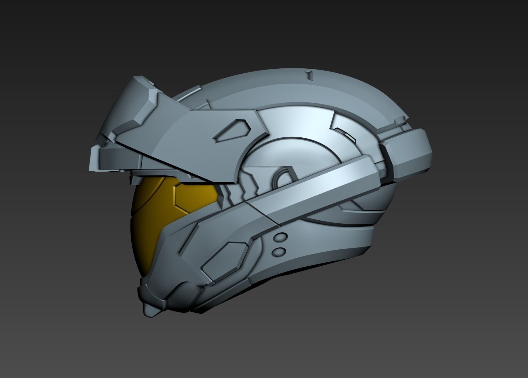 Air-Cav helmet 3D print model 3D print model_5