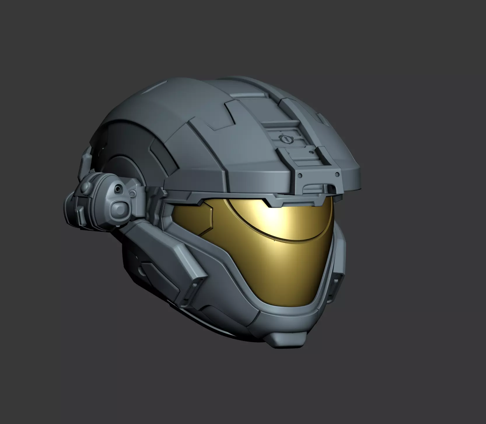 Air-Cav helmet 3D print model 3D print model_0