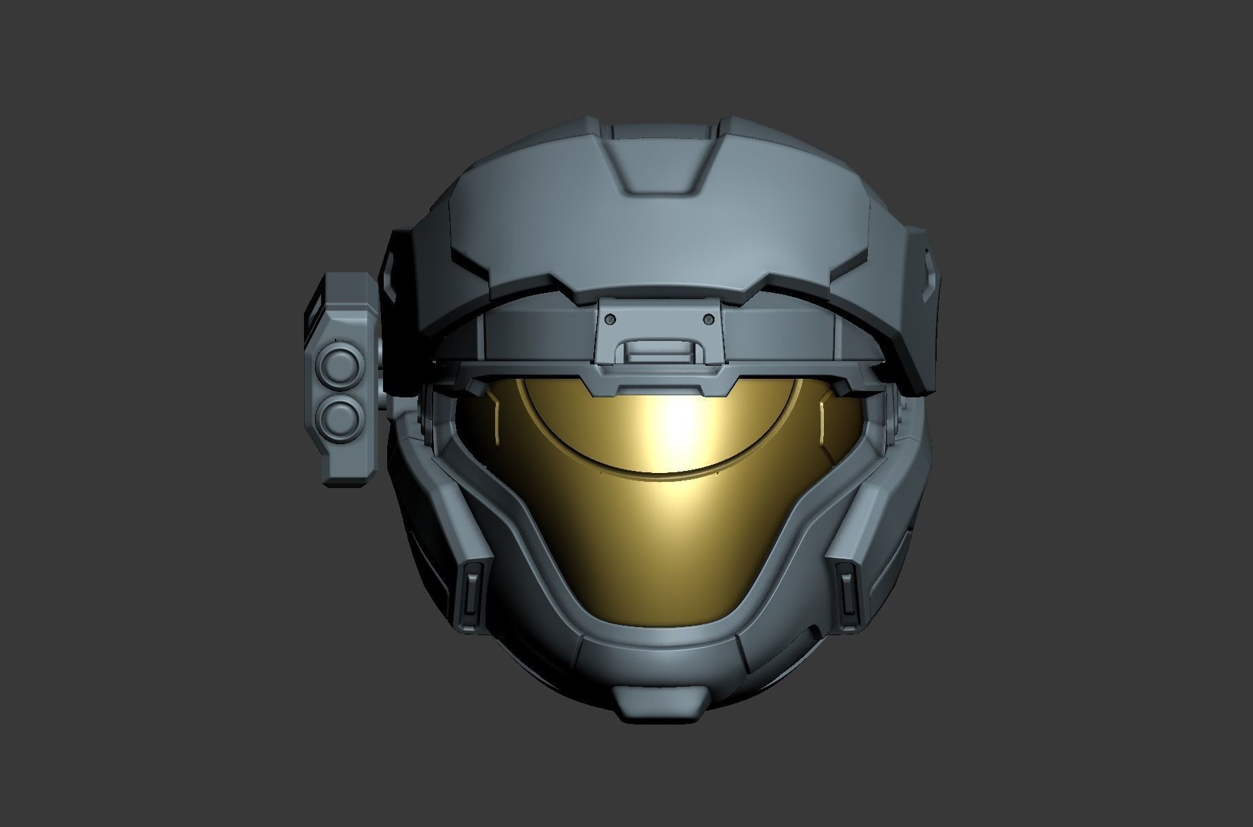 Air-Cav helmet 3D print model 3D print model_9