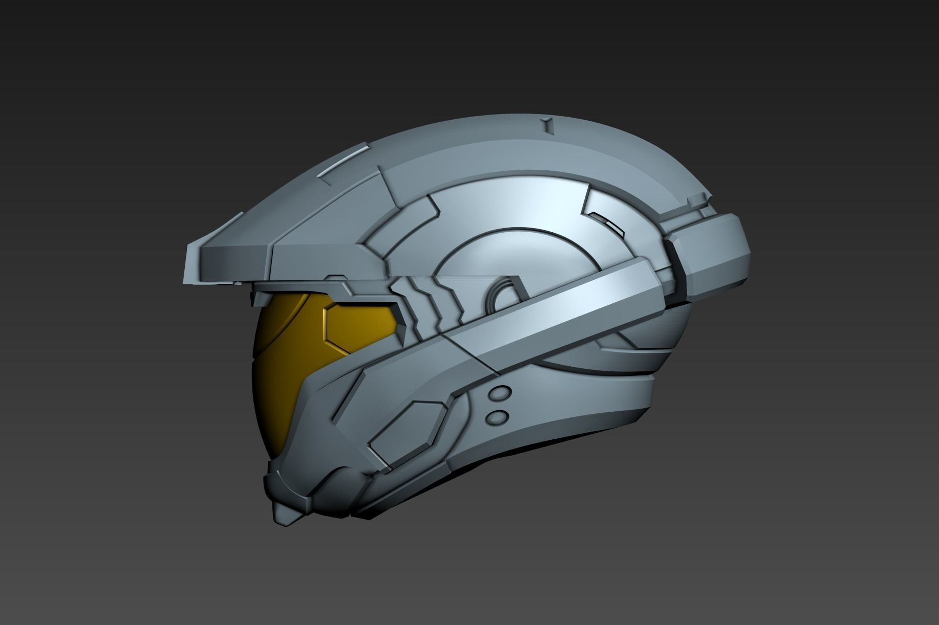 Air-Cav helmet 3D print model 3D print model_4