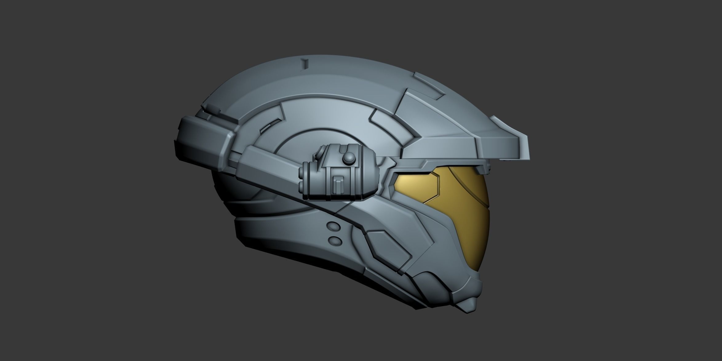 Air-Cav helmet 3D print model 3D print model_7