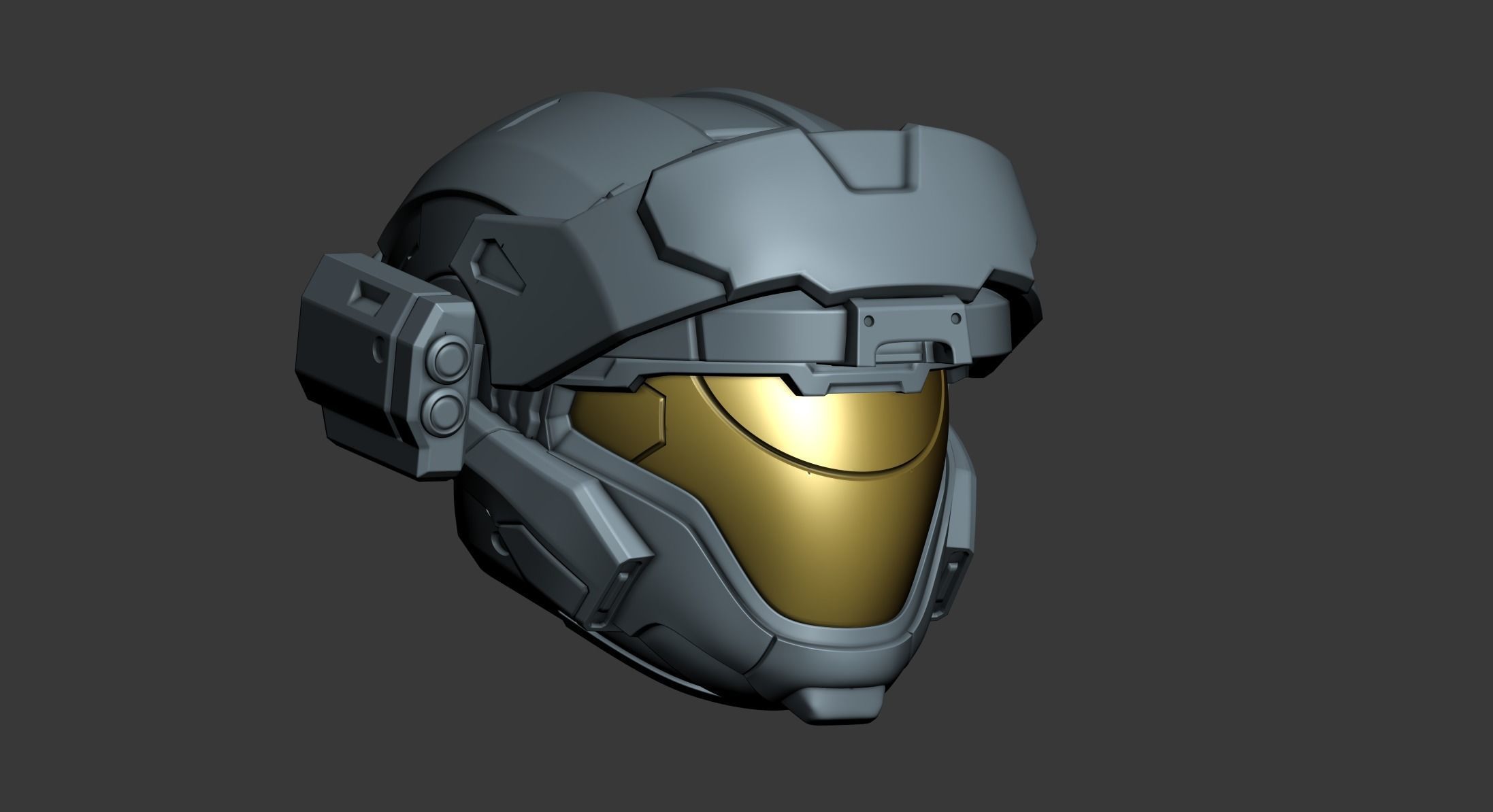 Air-Cav helmet 3D print model 3D print model_1