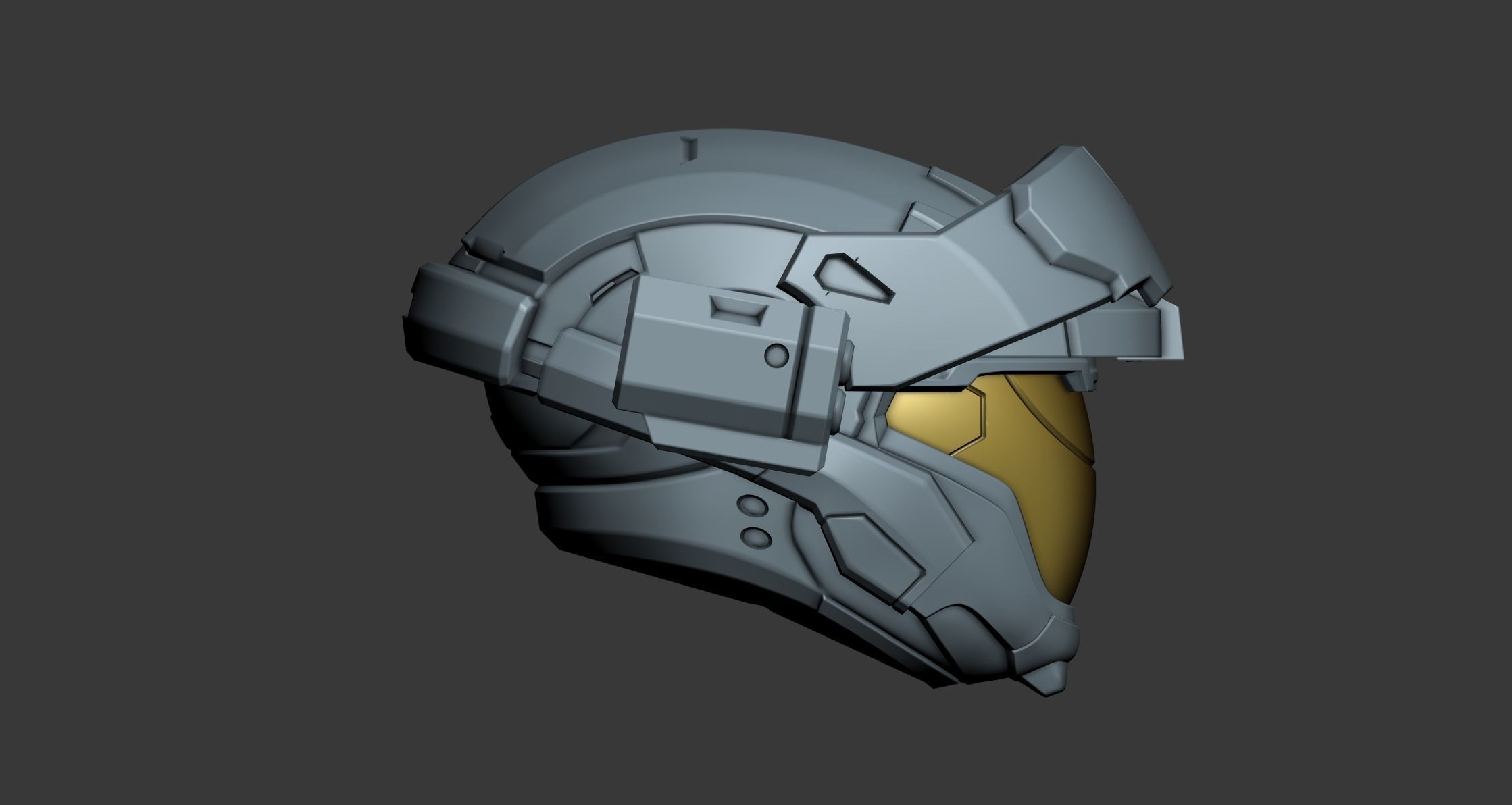 Air-Cav helmet 3D print model 3D print model_6