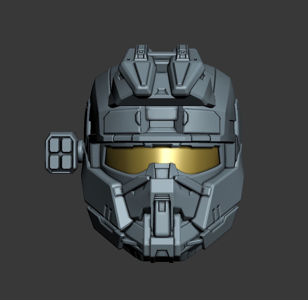 EOD helmet 3D print file 3D print model_6
