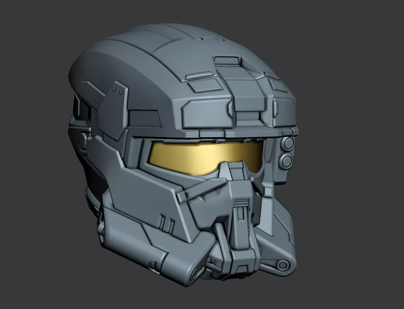 EOD helmet 3D print file 3D print model_0